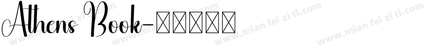 Athens Book字体转换